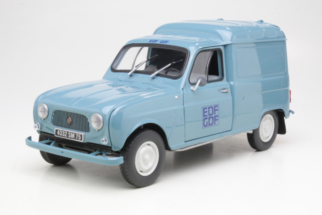 Renault 4 F4 "EDF-GDF" 1965, sininen - Sulje napsauttamalla kuva