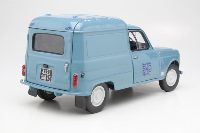 Renault 4 F4 "EDF-GDF" 1965, sininen - Sulje napsauttamalla kuva