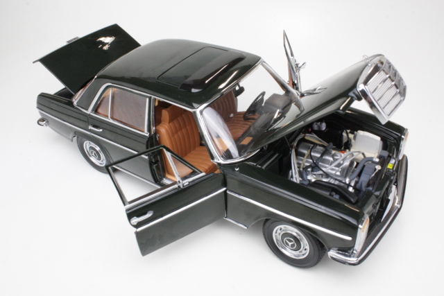 Mercedes 220 (W115) 1968 "Strich 8", dark green - Click Image to Close