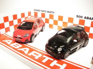 Fiat Abarth Gift Set (Grande Punto + 500) punainen ja musta