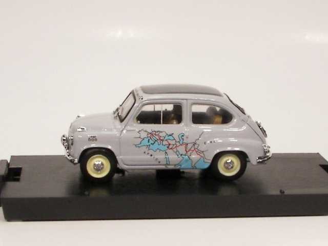Fiat 600 1a. serie, Calcutta-Roma 1955, 13260km / 11vrk