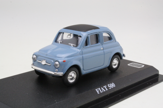 Fiat 500, light blue