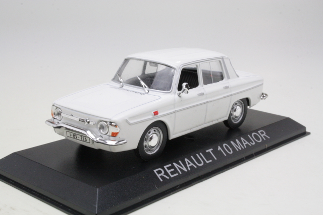 Renault 10 Major 1968, valkoinen - Sulje napsauttamalla kuva
