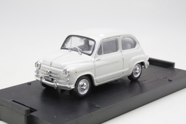 Fiat 600D Berlina 1960, light grey