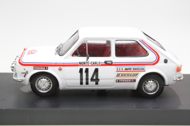 Fiat 127, Monte Carlo 1973, B.Dongues/C.Saulie, no.114 - Sulje napsauttamalla kuva