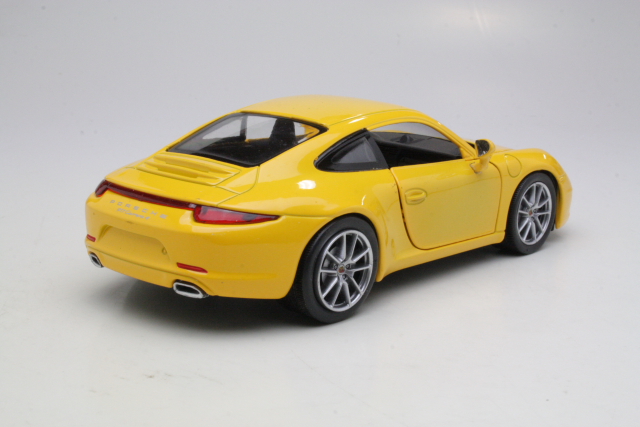 Porsche 911 Carrera 4 2013, keltainen - Sulje napsauttamalla kuva