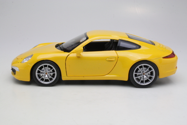 Porsche 911 Carrera 4 2013, keltainen - Sulje napsauttamalla kuva