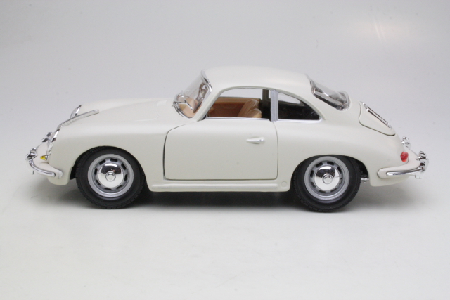 Porsche 356 B Coupe 1961, valkoinen - Sulje napsauttamalla kuva