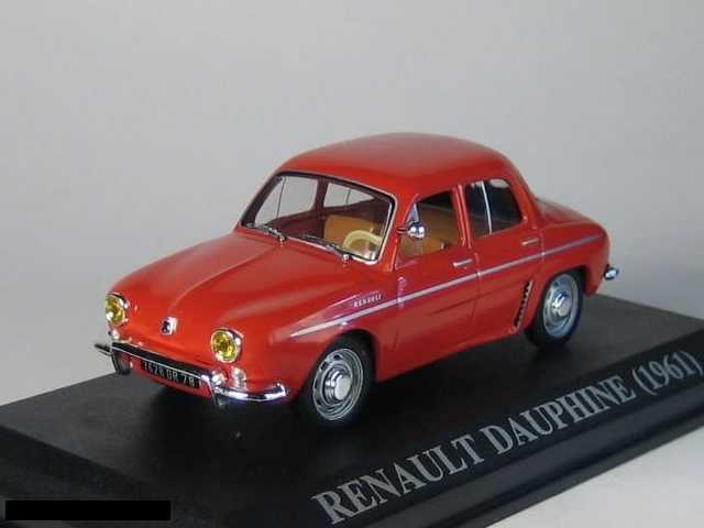 Renault Dauphine 1961, punainen - Sulje napsauttamalla kuva