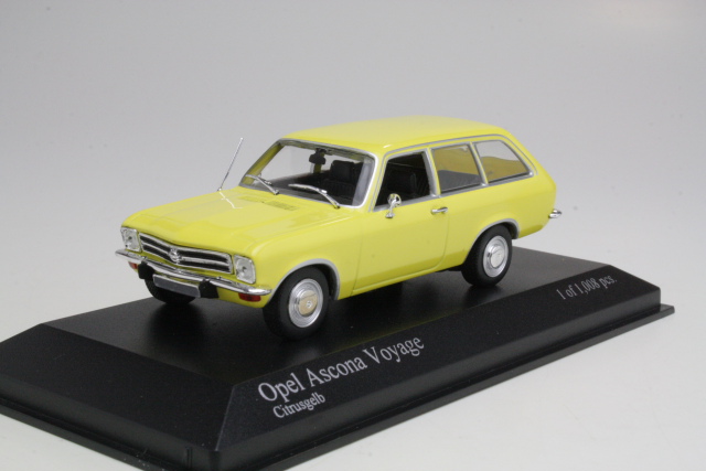 Opel Ascona A Voyage 1970, yellow