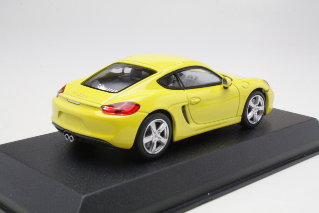 Porsche Cayman S, yellow