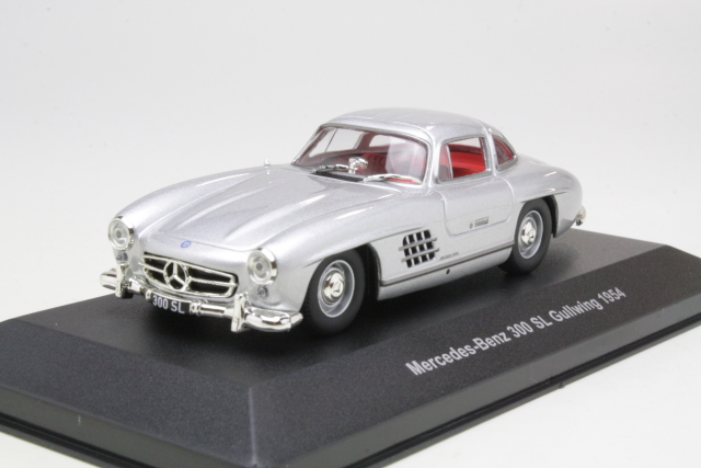 Mercedes 300SL (w198) Gullwing 1954, hopea - Sulje napsauttamalla kuva