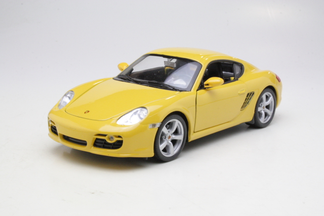 Porsche Cayman S, yellow