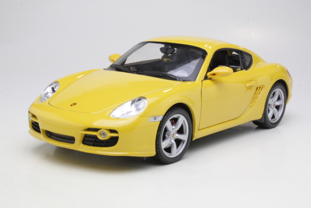 Porsche Cayman S 2006, keltainen - Sulje napsauttamalla kuva