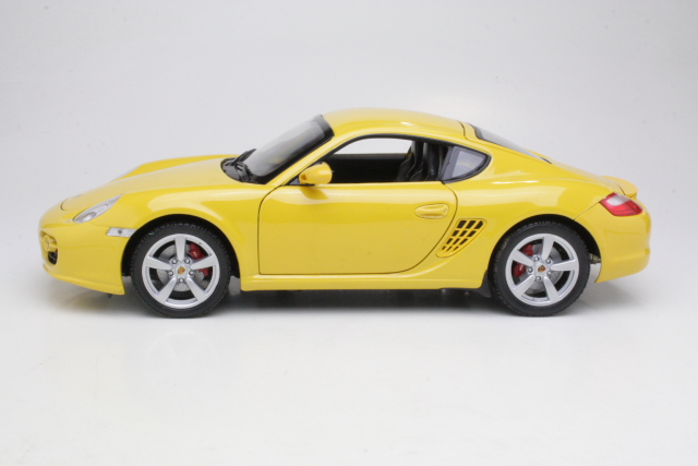 Porsche Cayman S 2006, keltainen - Sulje napsauttamalla kuva