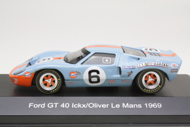 Ford GT40, 24h Le Mans 1969, J.Ickx/J.Oliver, no.6 - Sulje napsauttamalla kuva