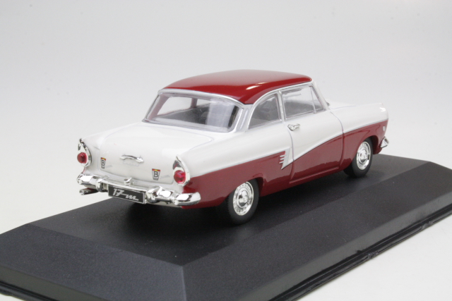 Ford 17M (P2) 1957, dark red/white - Click Image to Close