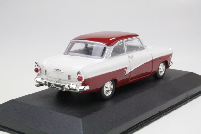 Ford 17M (P2) 1957, dark red/white