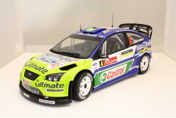 Ford Focus RS WRC, 1st. Japan 2007, M.Hirvonen, no.4