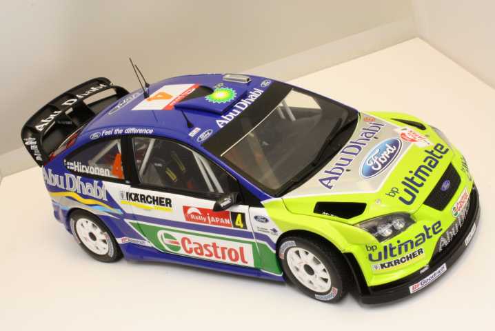Ford Focus RS WRC, 1st. Japan 2007, M.Hirvonen, no.4