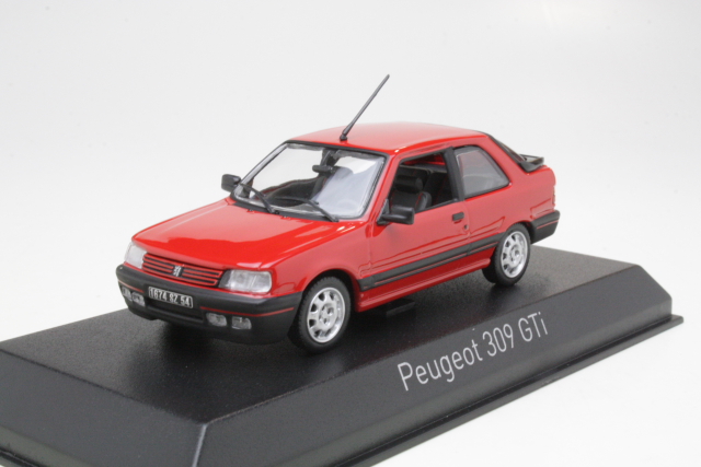 Peugeot 309 GTi 1987, punainen - Sulje napsauttamalla kuva