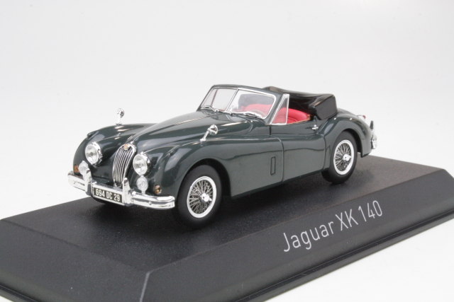 Jaguar XK140 Cabriolet 1957, harmaa - Sulje napsauttamalla kuva