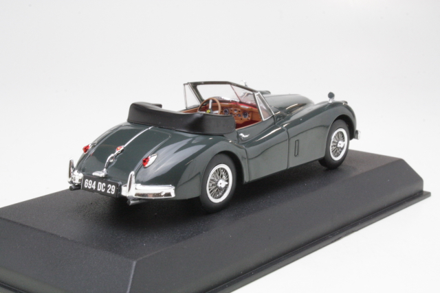 Jaguar XK140 Cabriolet 1957, harmaa - Sulje napsauttamalla kuva