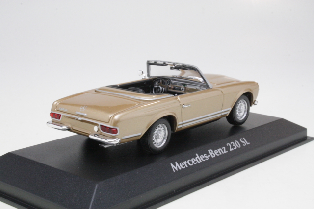 Mercedes 230SL (w113) 1965, kulta - Sulje napsauttamalla kuva