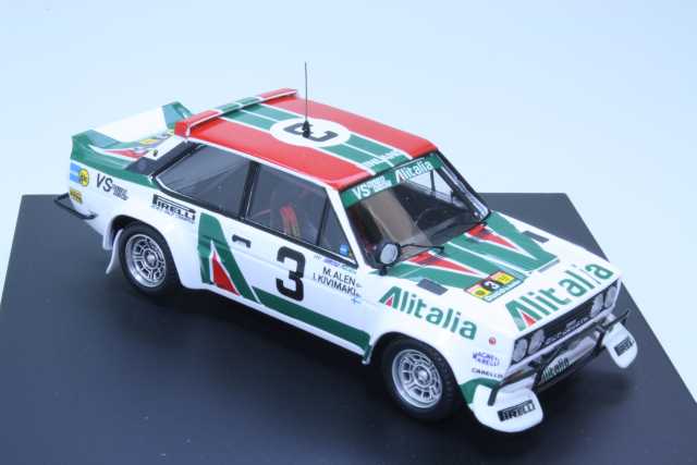 Fiat 131 Abarth, 3rd. Safari 1979, M.Alen, no.3 - Sulje napsauttamalla kuva