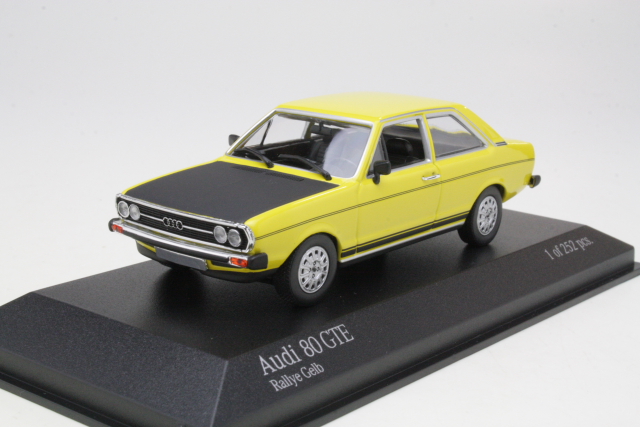 Audi 80 GTE 1975, keltainen