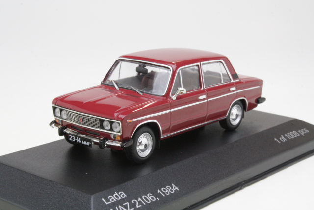 Lada VAZ 2106 1984, dark red