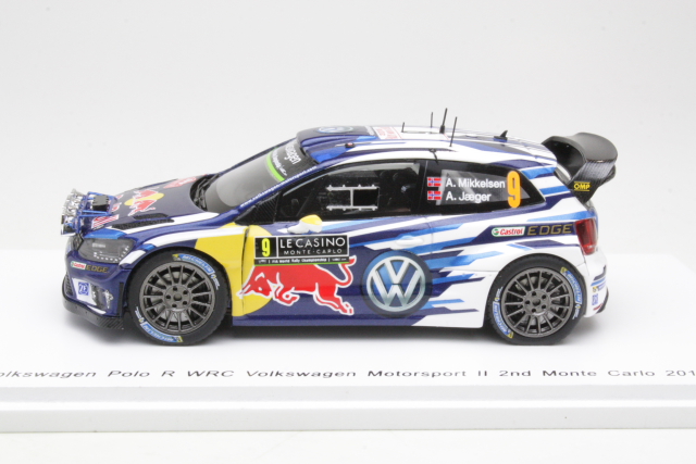 VW Polo R WRC, 2nd. Monte Carlo 2016, A.Mikkelsen, no.9 - Sulje napsauttamalla kuva