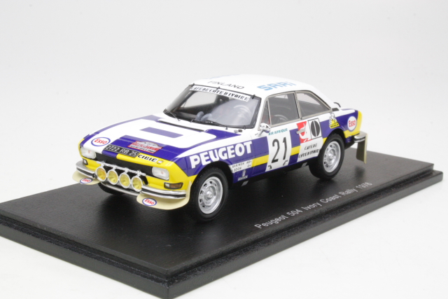 Peugeot 504, 1st. Ivory Coast 1976, T.Makinen, no.21 - Sulje napsauttamalla kuva