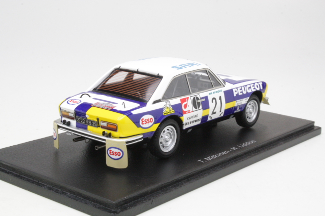 Peugeot 504, 1st. Ivory Coast 1976, T.Makinen, no.21 - Sulje napsauttamalla kuva