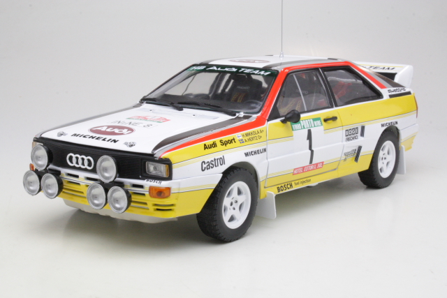 Audi Quattro A2, Portugal 1984, H.Mikkola, no.1 - Sulje napsauttamalla kuva