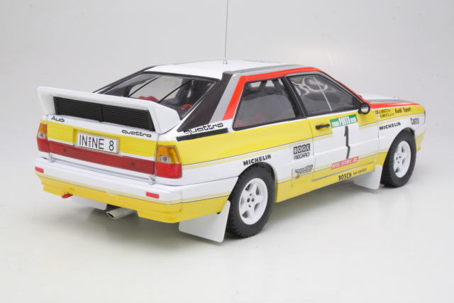 Audi Quattro A2, Portugal 1984, H.Mikkola, no.1 - Sulje napsauttamalla kuva