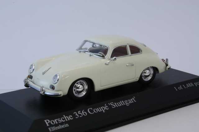 Porsche 356 Stuttgart Coupe 1959, kermanvalkoinen