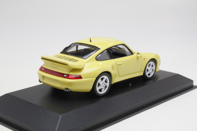 Porsche 911 (993) Turbo S 1998, keltainen - Sulje napsauttamalla kuva
