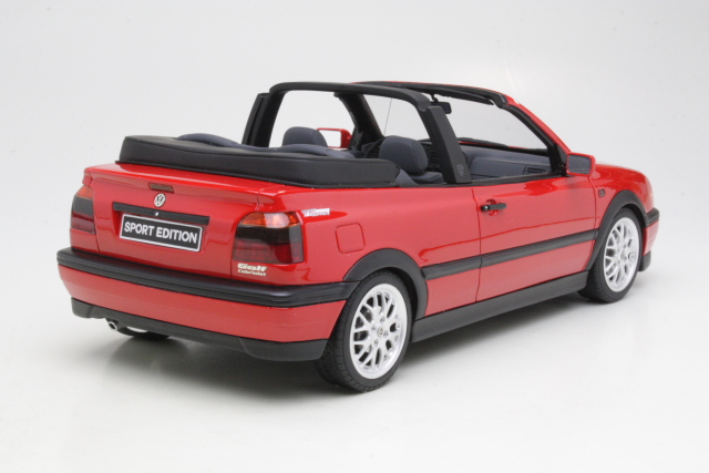 VW Golf 3 Cabriolet Sport Edition, red