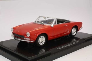 Fiat 124 Spider 1400 1967, punainen