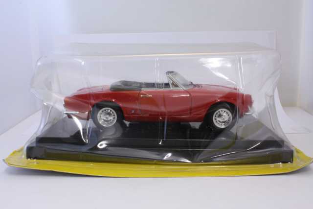 Fiat 124 Spider 1400 1967, punainen