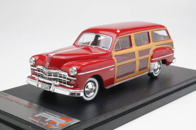 Dodge Coronet Woody Wagon 1949, tummanpunainen - Sulje napsauttamalla kuva