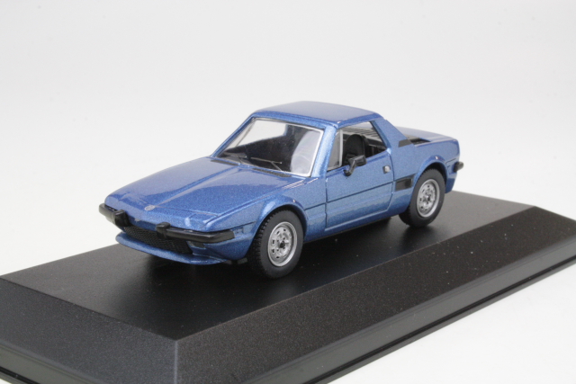 Fiat X1/9 1972, sininen - Sulje napsauttamalla kuva