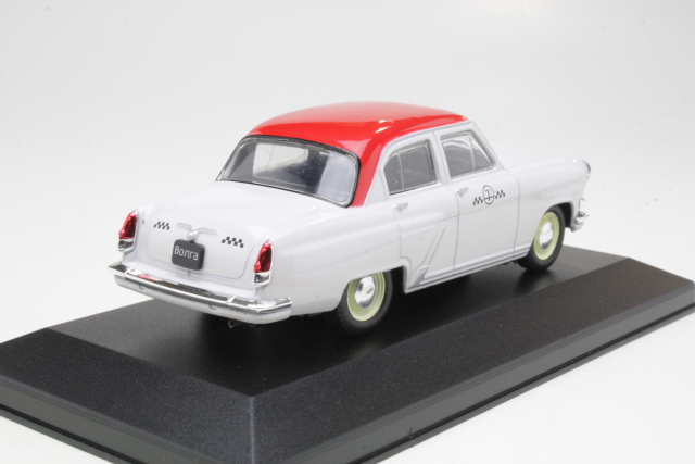 Volga GAZ M21T 1970 Taxi, harmaa/punainen
