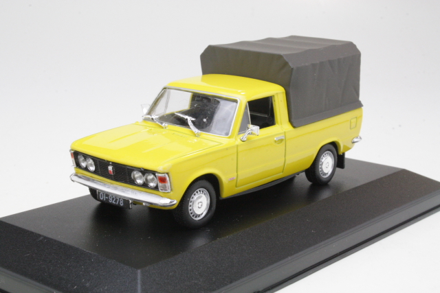 Fiat 125P Pick-Up, keltainen - Sulje napsauttamalla kuva