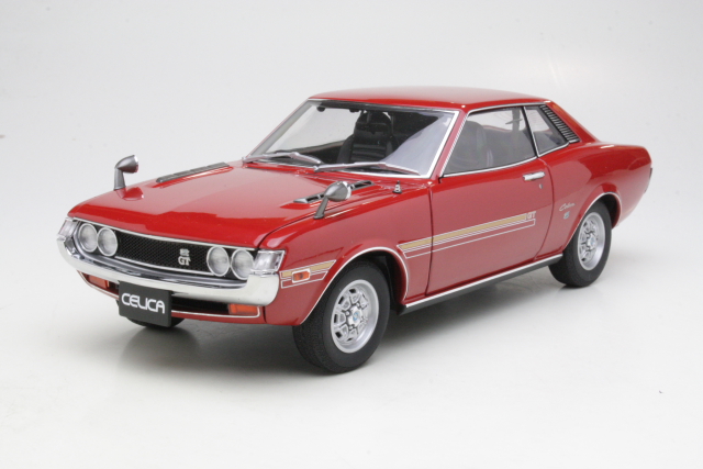 Toyota Celica 1600GT (TA22) 1973, punainen - Sulje napsauttamalla kuva