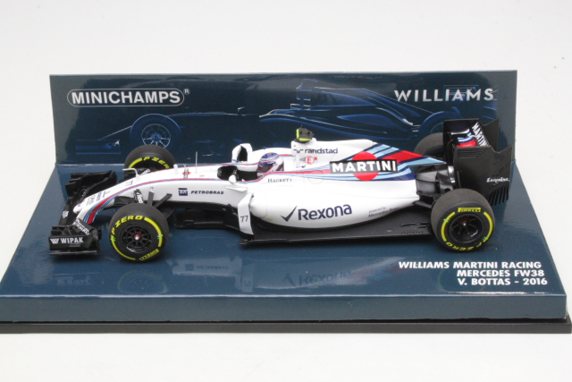 Williams Mercedes FW38, F1 2016, V.Bottas, no.77 - Sulje napsauttamalla kuva