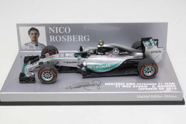 Mercedes AMG W06 Hybrid, Japanese GP 2015, N.Rosberg, no.6 - Sulje napsauttamalla kuva