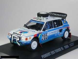 Peugeot 205 T16, Paris-Dakar winner 1988, J.Kankkunen, no.205