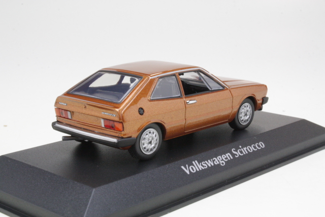 VW Scirocco 1974, ruskea - Sulje napsauttamalla kuva